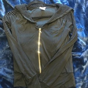 Beach Bunny Black Fishnet Jacket